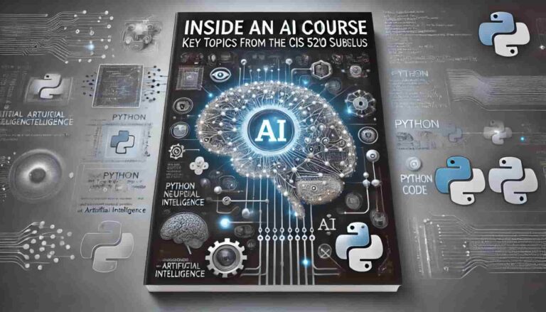 CIS 5210 Artificial Intelligence syllabus